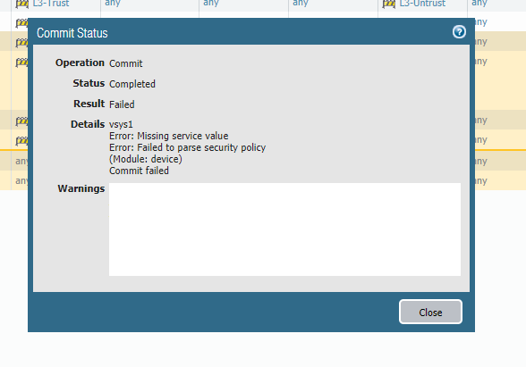 Envoyer un message d’erreur