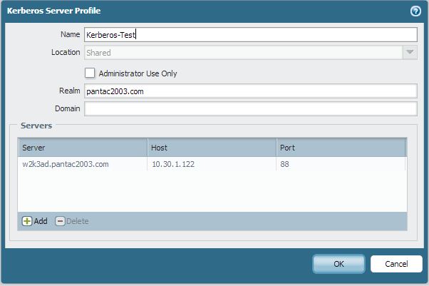Kerberos 管理の認証エラー Knowledge Base Palo Alto Networks