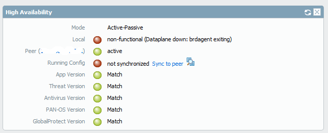 The dataplane fails to initialize, causing network traffic to stop.