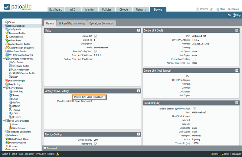 Aktiver passiver Link State. png