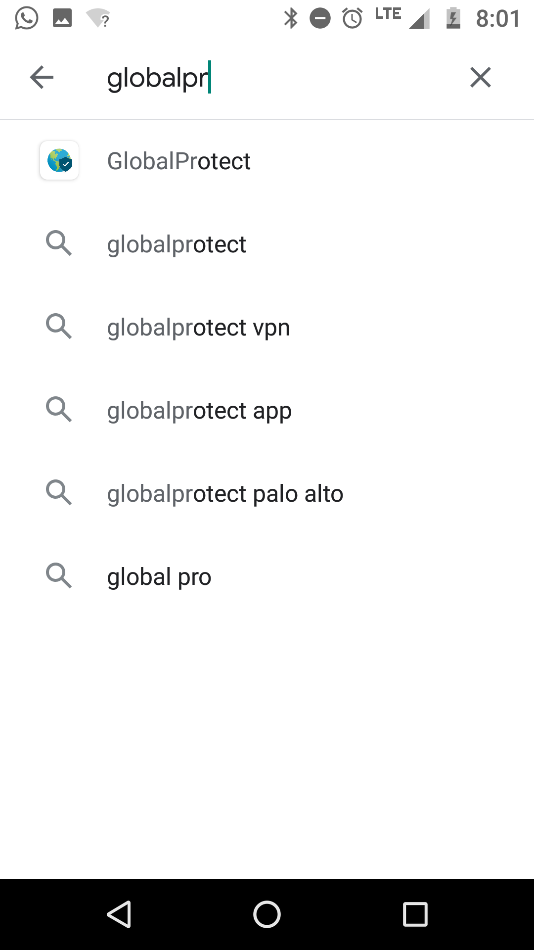 GlobalProtect Search