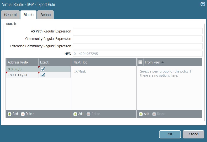 advertise filter match tab