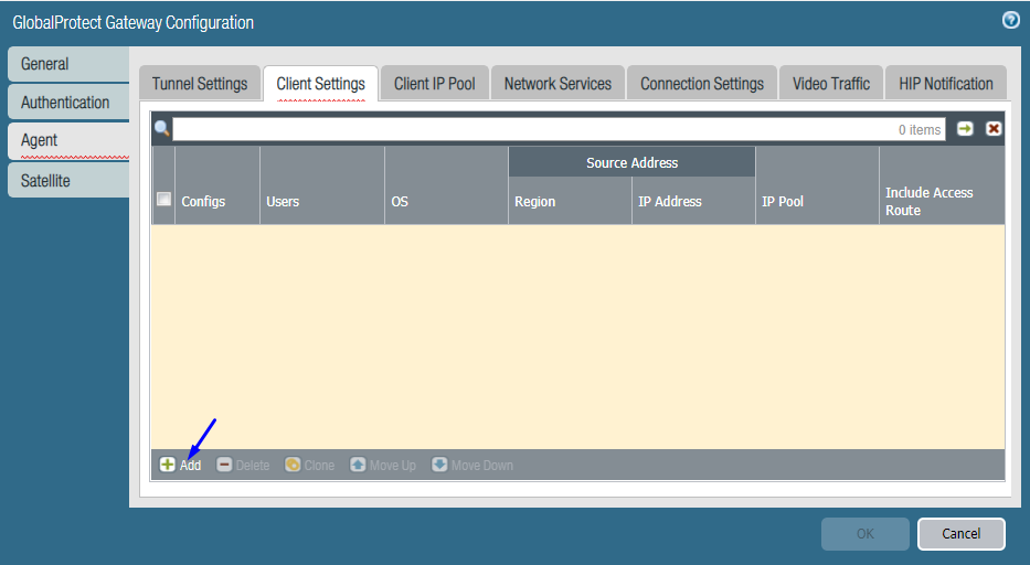 59-globalprotect portal configuration authentication tab client authentication client settings