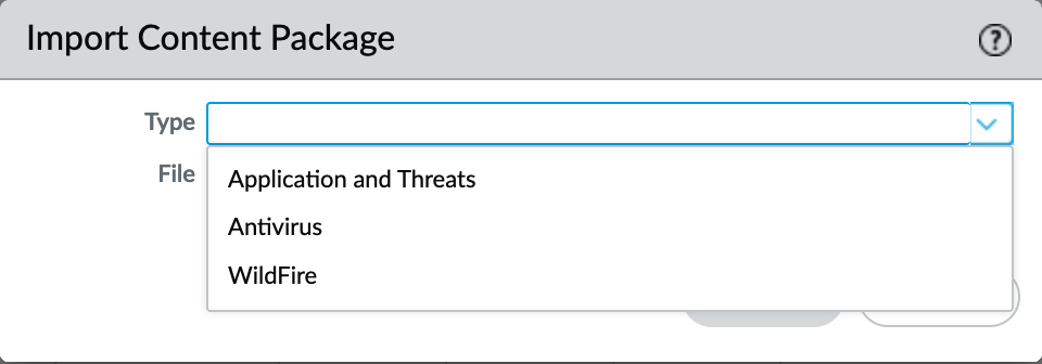 Importer un package de contenu .png