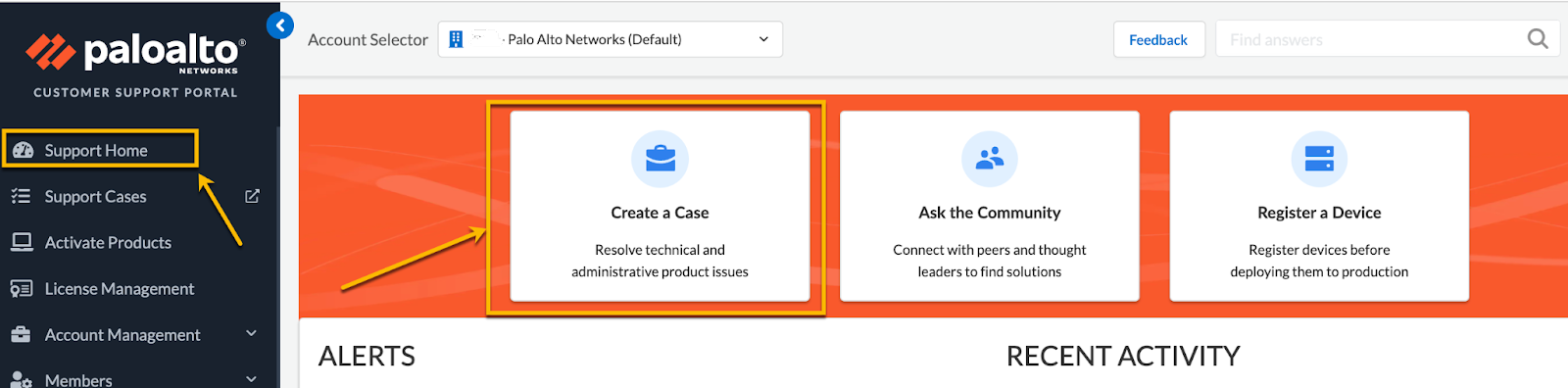 Create a Case