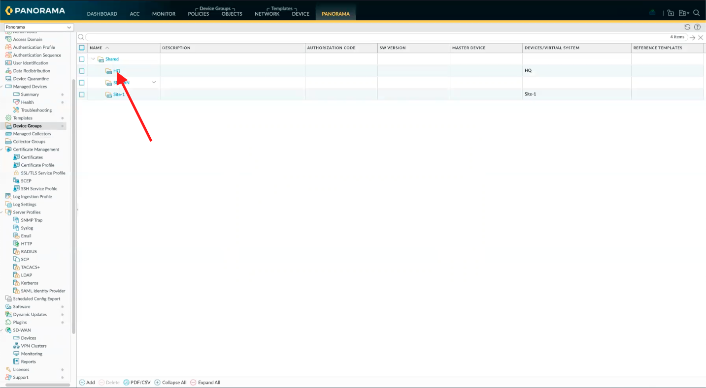 Modifier le groupe d’appareils