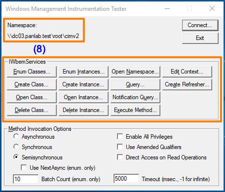 Control remoto exitoso WMI