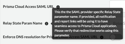 SSO Paramètres de configuration