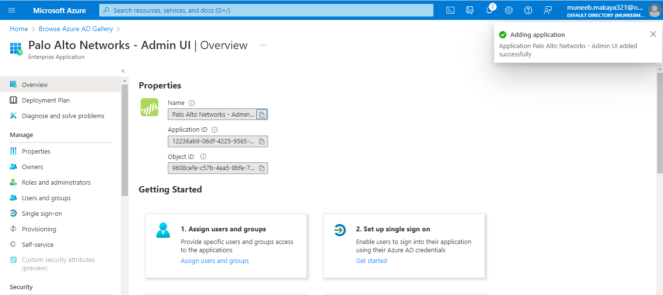 Step 5: Select the SAML Option: