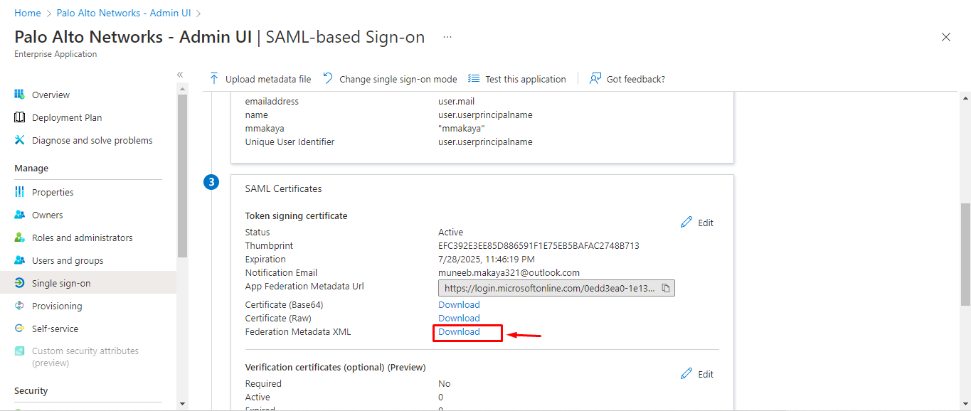 This concludes the config on Azure. Login to the firewall and add the ...