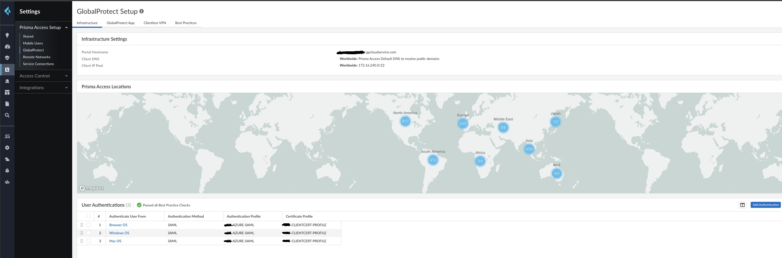 Authentication Profiles