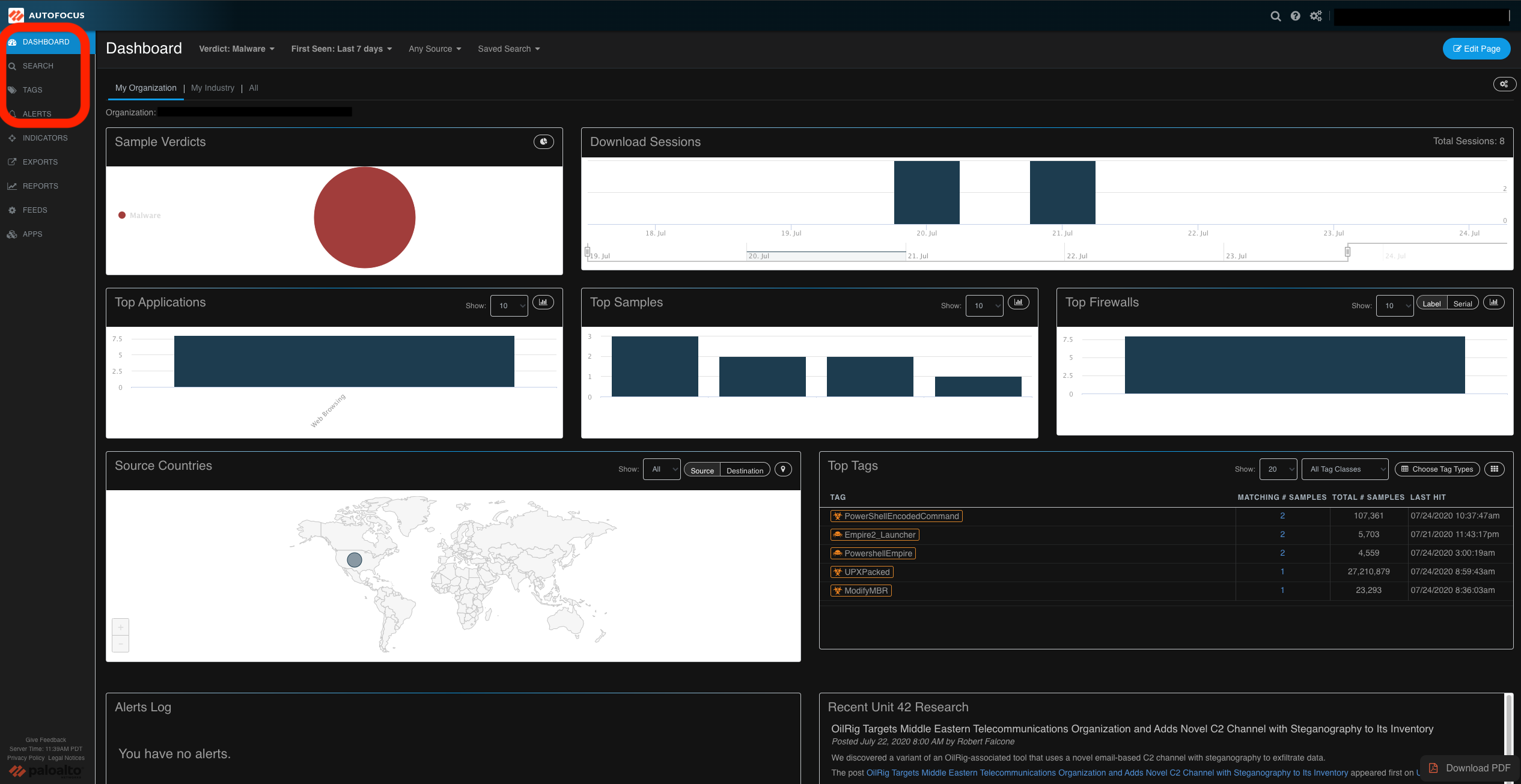 falta- AutoFocus - Ficha de DNS- seguridad