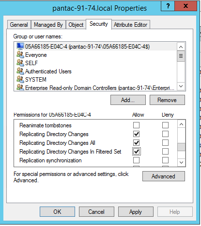 screenshot for adding permission