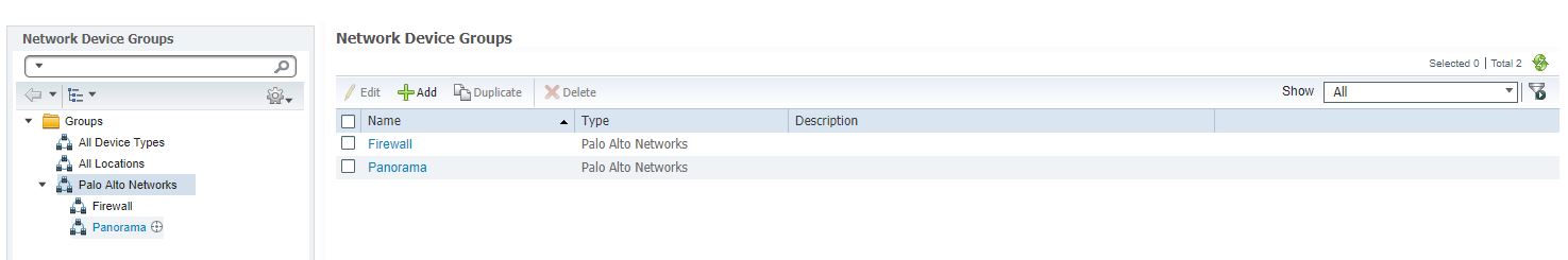 Network Device Groups