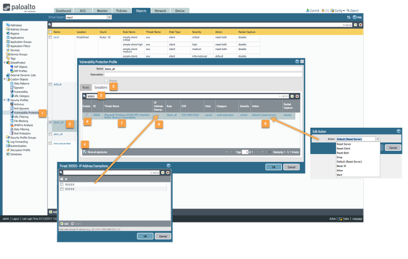 exception.png de vulnérabilité