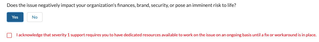 Auswirkungen angeben