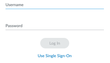 Login SSO button