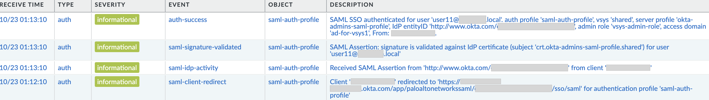System log verification