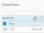 ACC アクション拒否