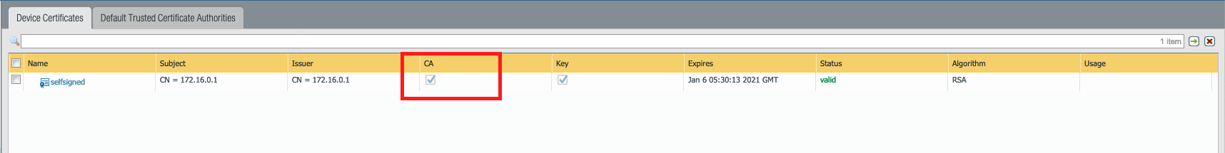 证书不应标记为 CA