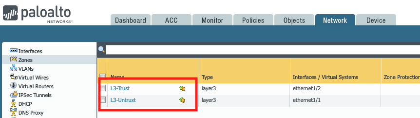 template pushed shown as overriden settings