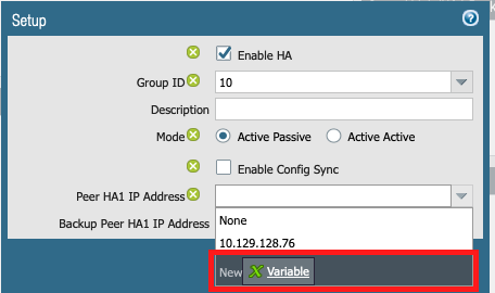 Ersetzen eines Werts durch eine Variable