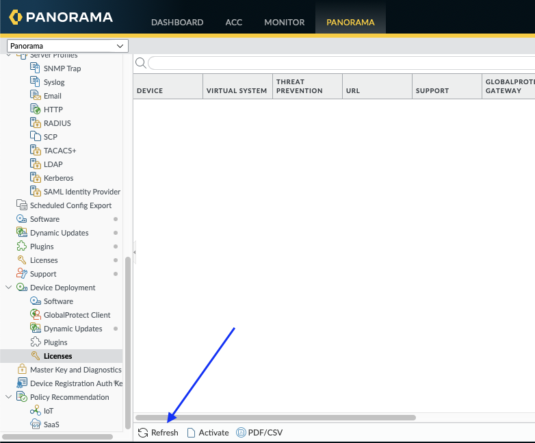 Device Deployment Licenses Refresh