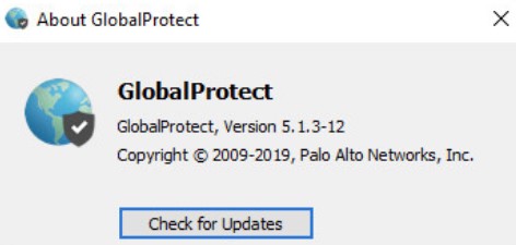GlobalProtect Version angezeigt
