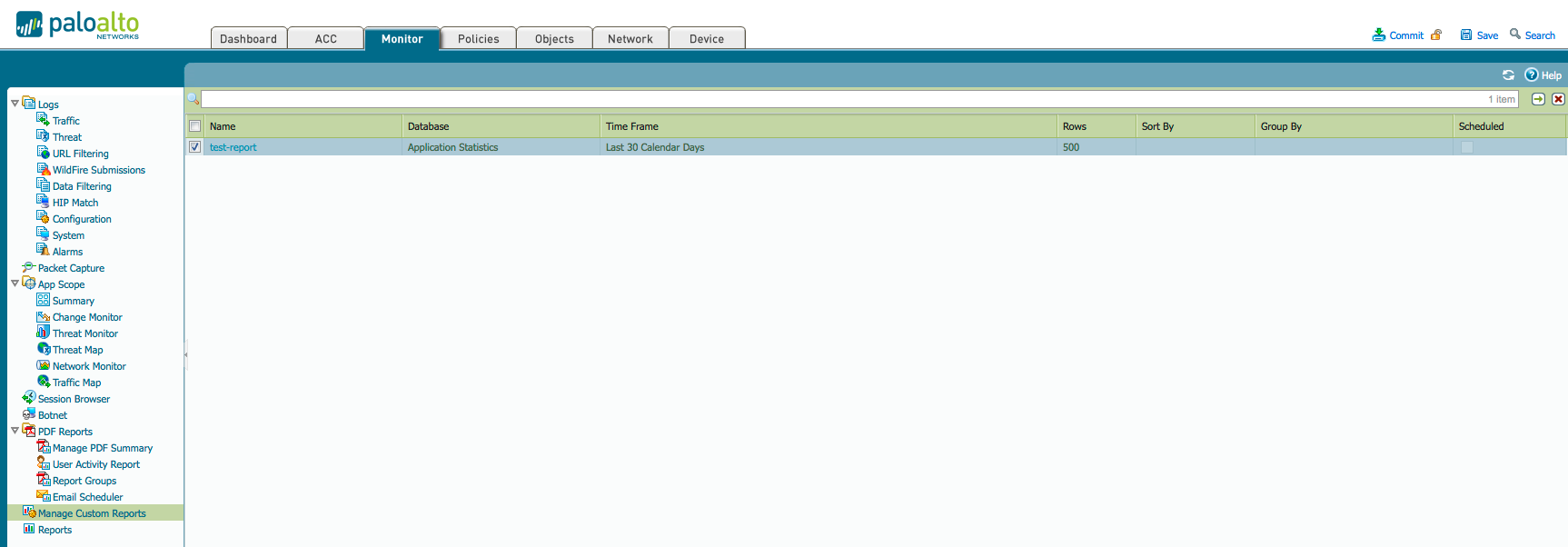 Rapport personnalisé