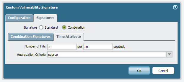 KombiNation Regel-Zeit-Attribut Tab