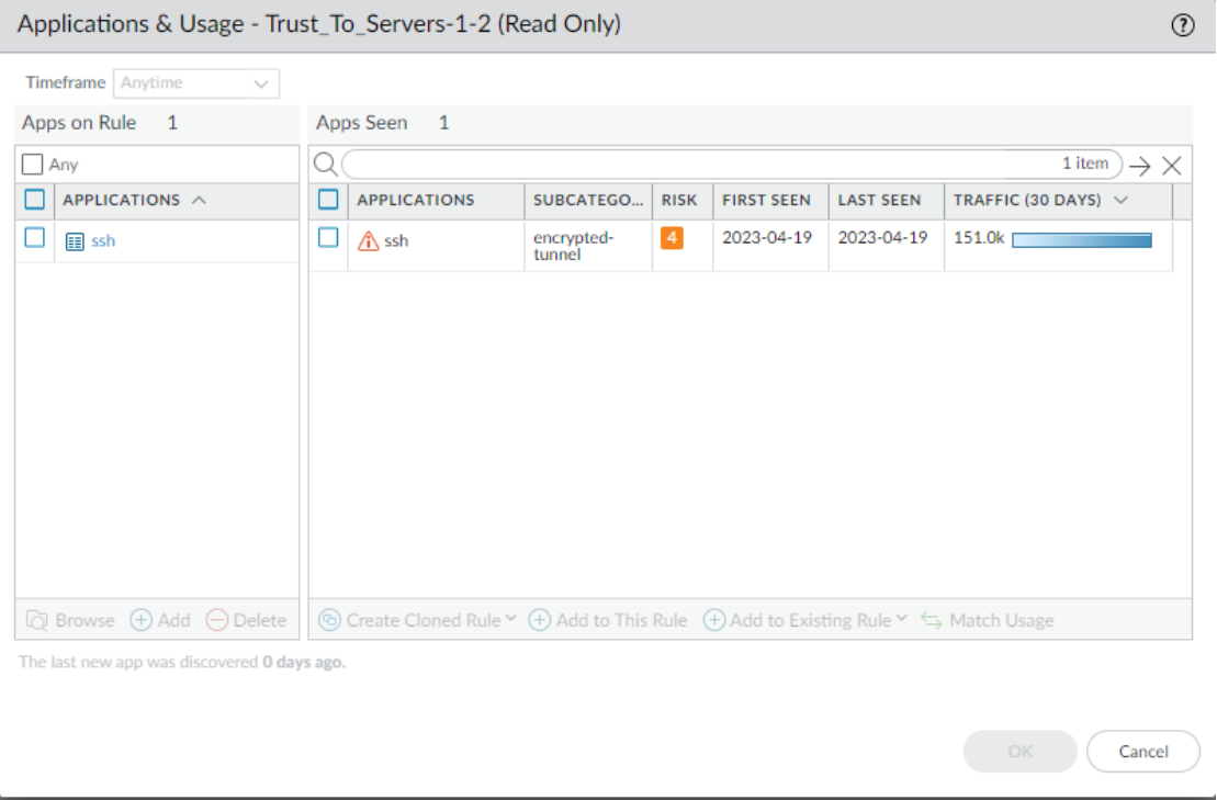 Apps seen for Trust_To_Servers-1-2