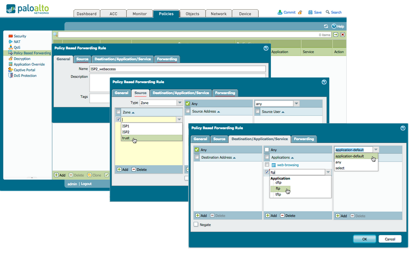 Richtlinienbasierte Weiterleitung