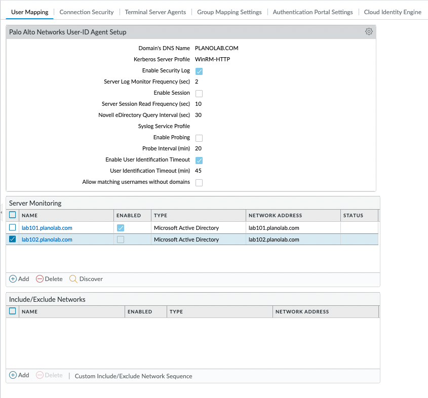 Configuración de usuarioID sin agente con WinRM- Perfil deHTTP servidor Kerberos