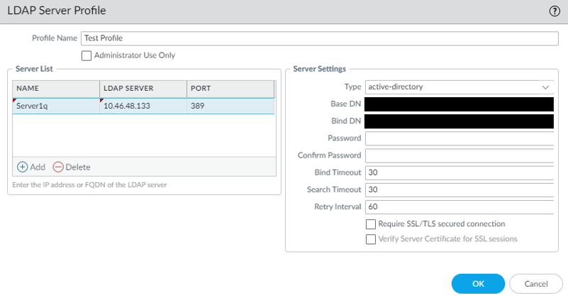 LDAP 服务器IP被改变