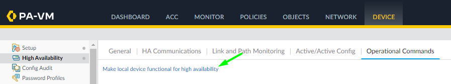 Comment annuler l’interruption HA