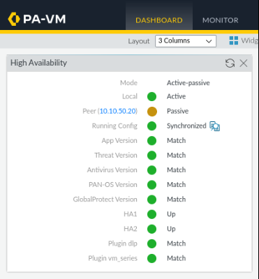 HA Panel de control saludable