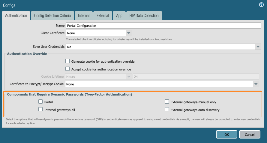 Configuration de l’agent de portail