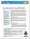 Descargue la hoja de datos de soporte técnico platinum