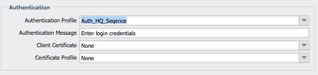 このシーケンスは、認証などの任意の目的に使用できるようになりました GlobalProtect 。