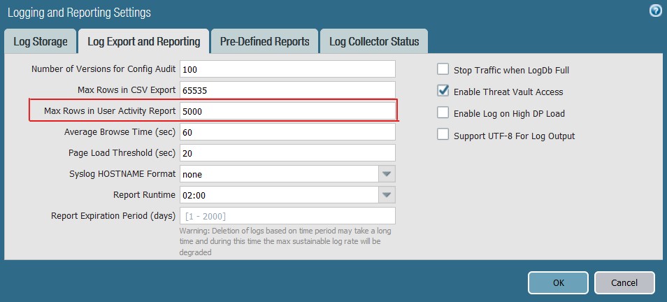 Enregistrement et reporting