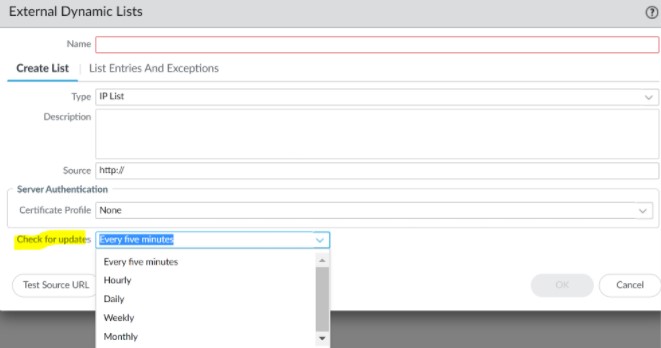 PAN-OS 9.0 Nach Updates suchen