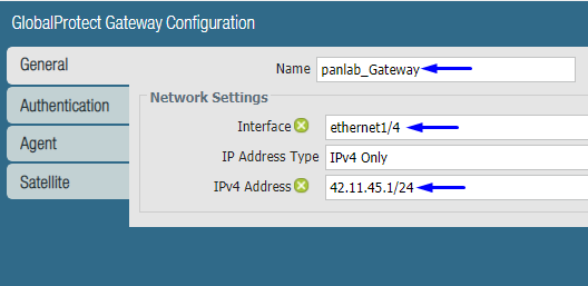 globalprotect configuration du portail onglet général 2