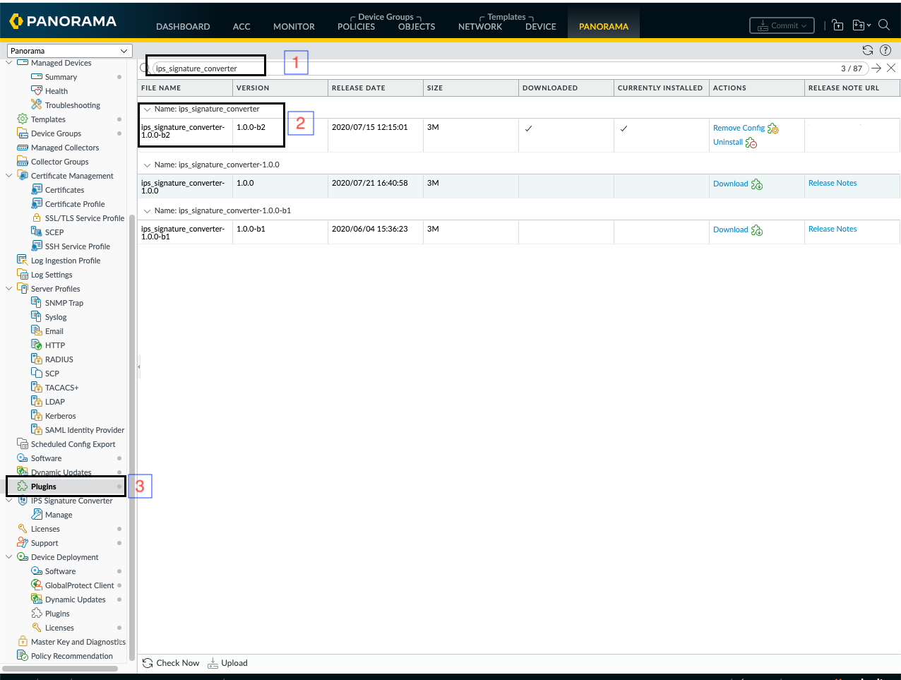 Panorama 安装插件