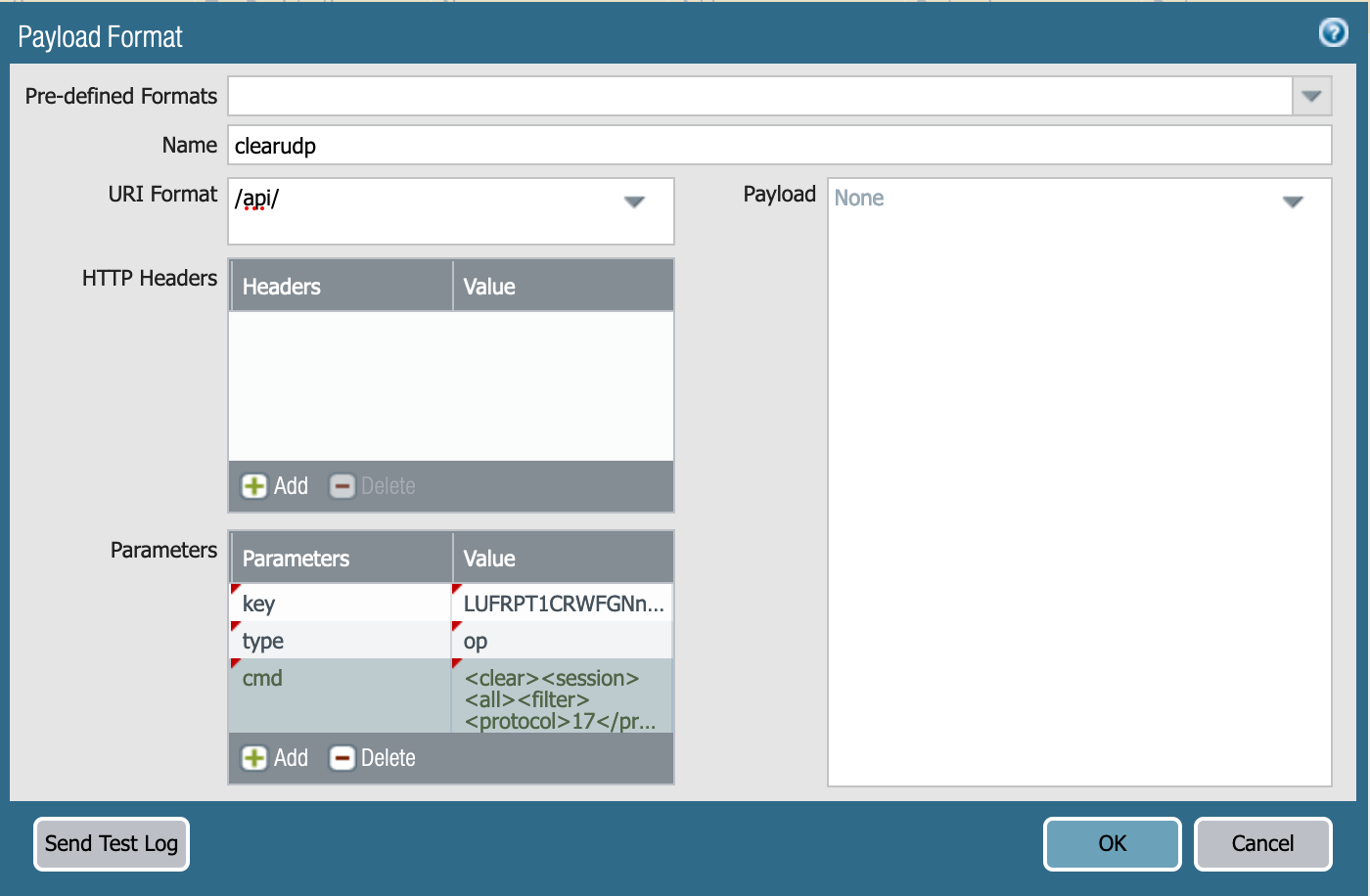 ペイロード形式