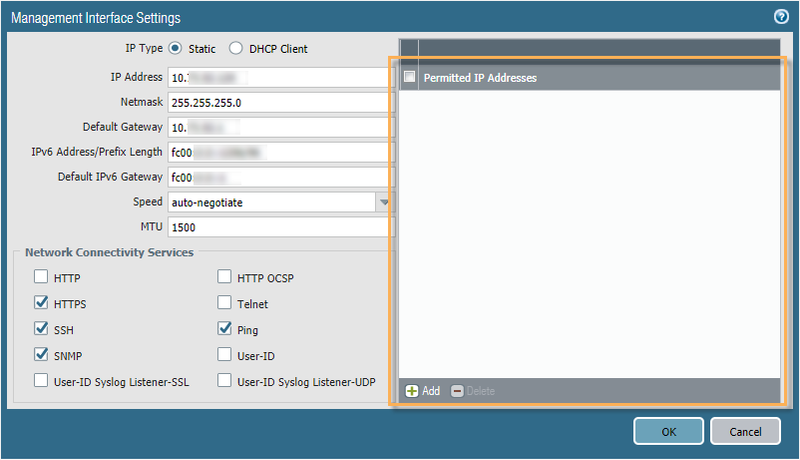 管理インターフェイスで許可されている Ip オプション Icmp エラーパケットをブロックします Knowledge Base Palo Alto Networks