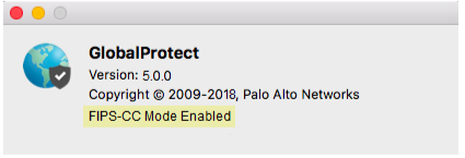 FIPS-CC Mode Enabled