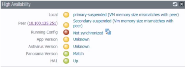 Fehlermeldung auf Panorama Active UI .
