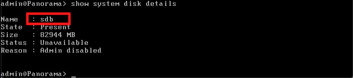 how to find the disk name
