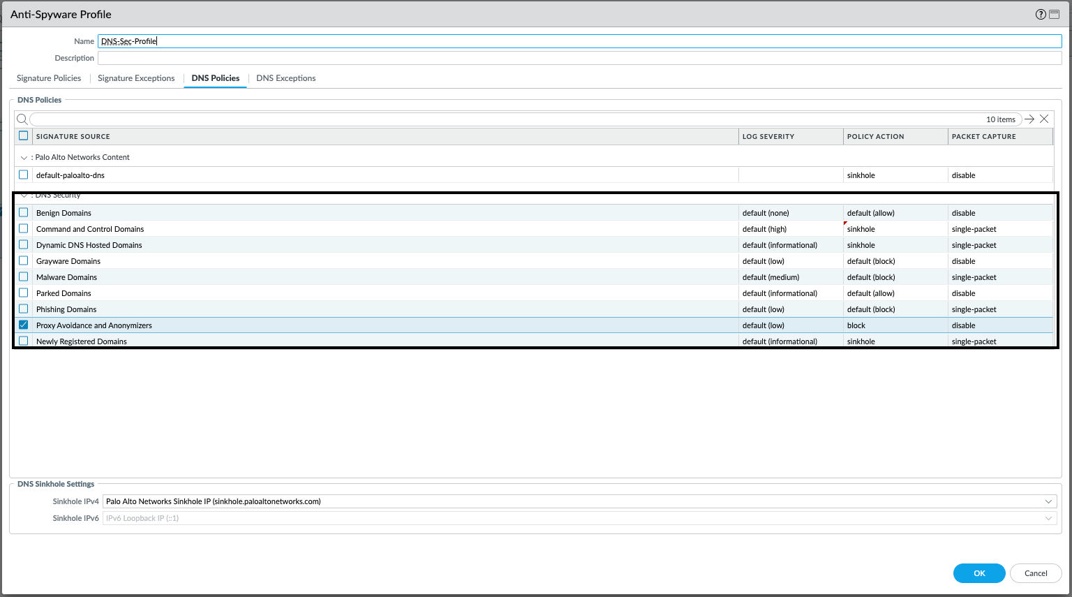 dns sec 10.x.x