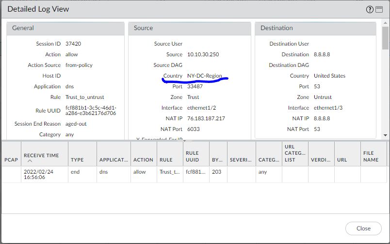 トラフィックログ